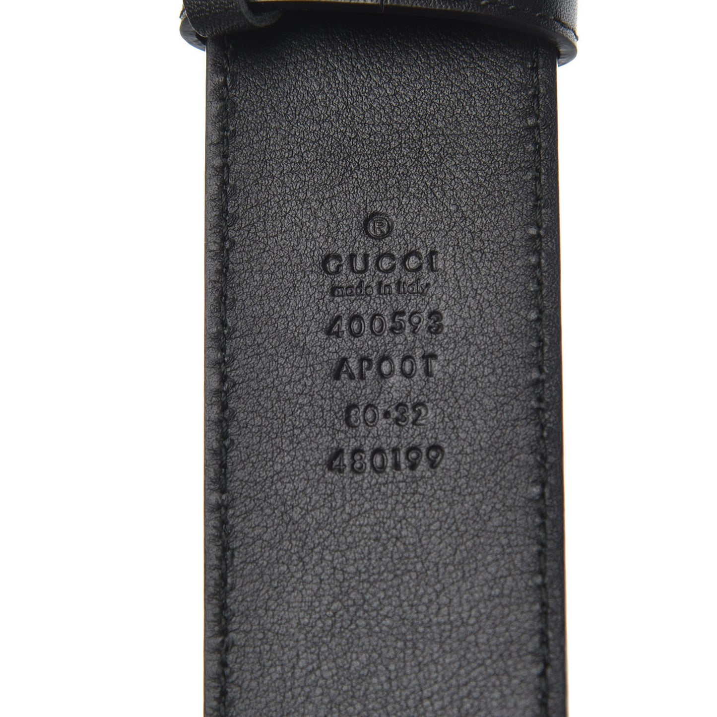 Calfskin Double G 40mm Belt 80 32 Black