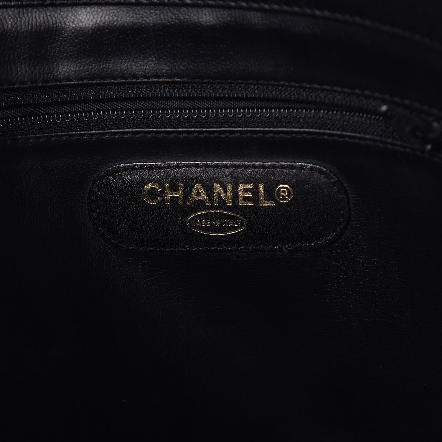 Chanel Calfskin Stitched XL Weekender Black 8 of 12