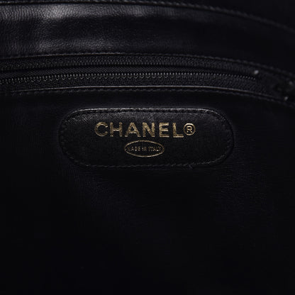 Chanel Calfskin Stitched XL Weekender Black 8 of 12
