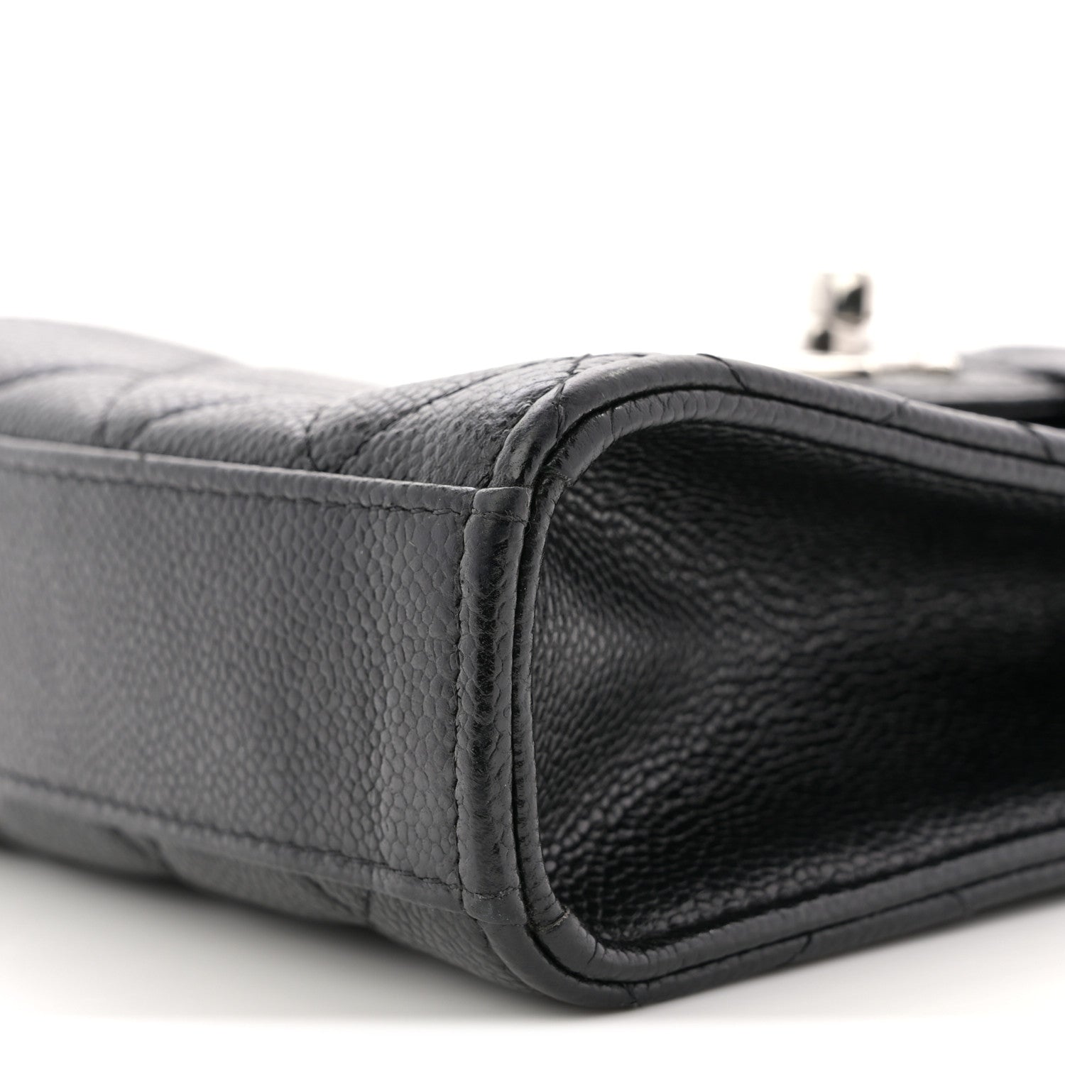 Chanel Caviar Quilted Classic Phone Holder Black 10 of 11