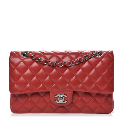 Chanel Lambskin Quilted Medium Double Flap Red 1 of 19
