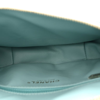 Chanel Caviar Quilted Filigree Waist Bag Light Blue 5 of 10