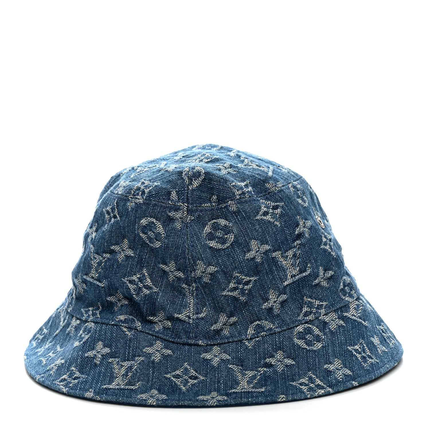 Louis Vuitton Monogram Denim Transformable Bob Bucket Hat Blue 6 of 16
