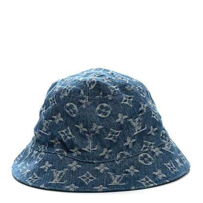 Louis Vuitton Monogram Denim Transformable Bob Bucket Hat Blue 6 of 16