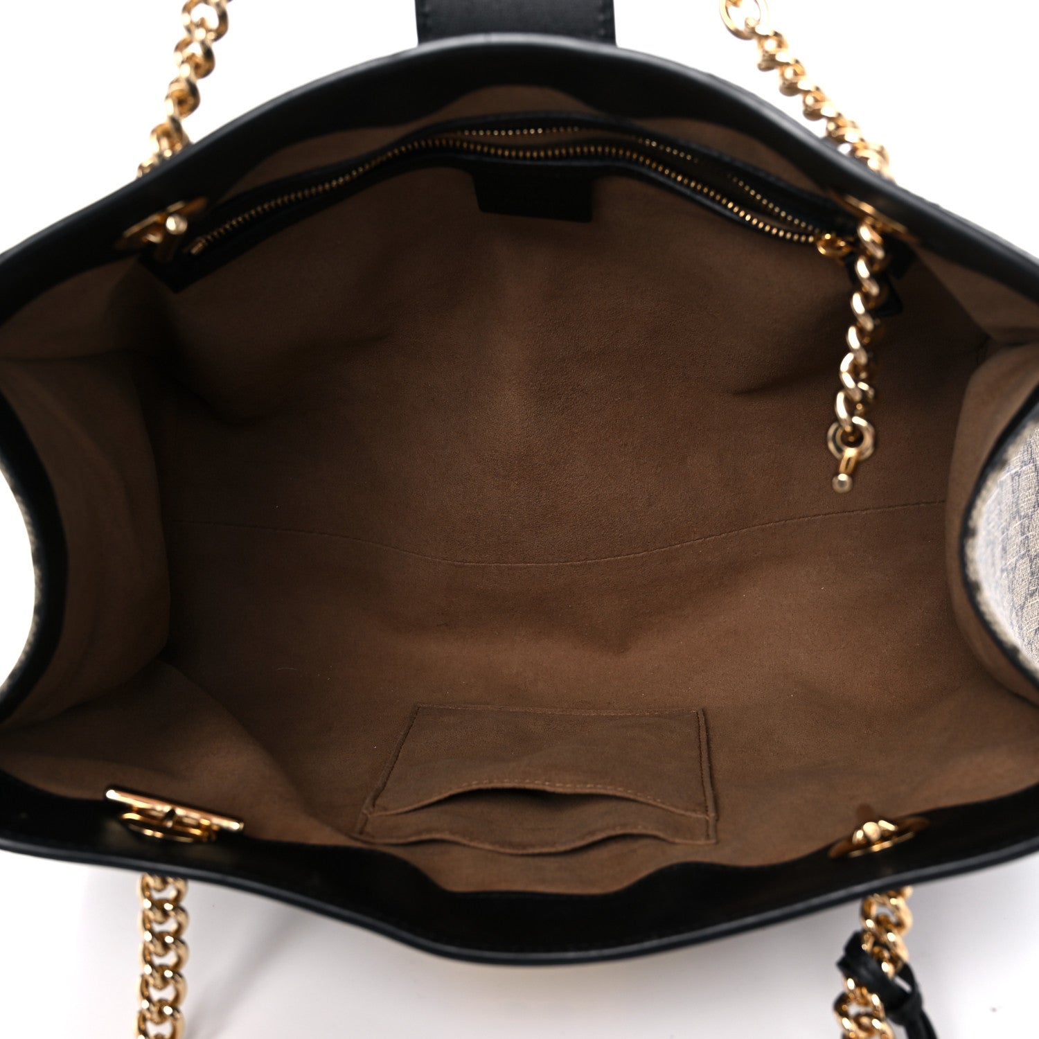 Gucci GG Supreme Monogram Medium Padlock Tote Black 5 of 12