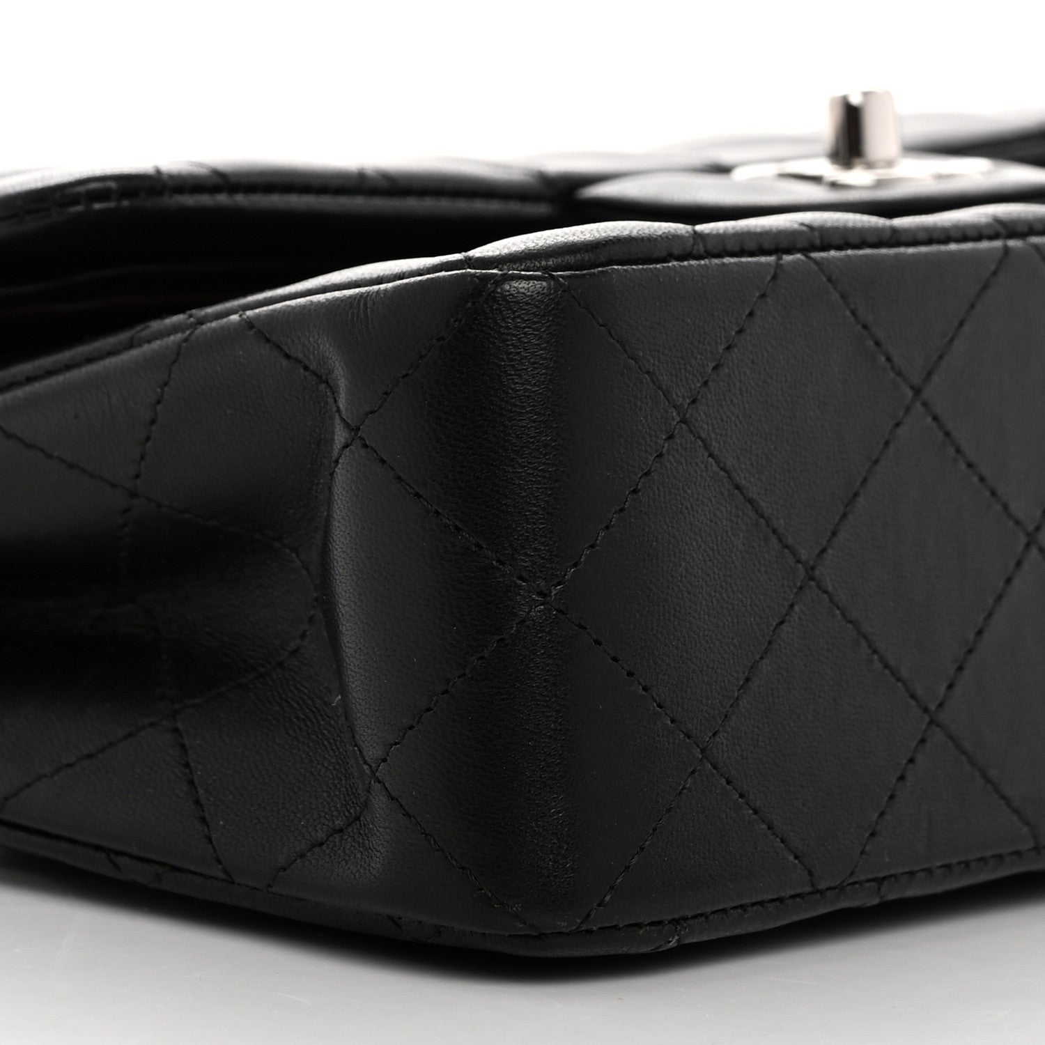 Chanel Lambskin Quilted Small Double Flap Black 9 of 10