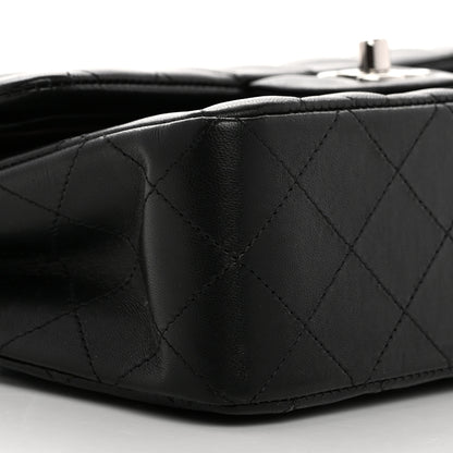 Chanel Lambskin Quilted Small Double Flap Black 9 of 10