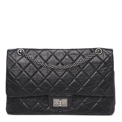 Chanel Aged Calfskin Quilted 2.55 Reissue 227 Flap Black 1 of 12