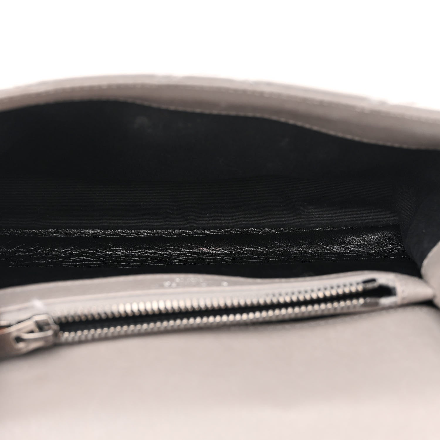Saint Laurent Calfskin Matelasse Diamond Quilted Monogram Medium College Bag Fog 5 of 11