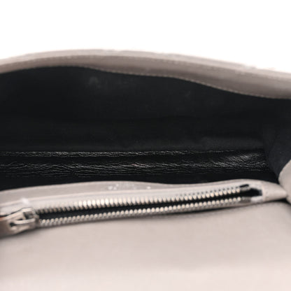 Saint Laurent Calfskin Matelasse Diamond Quilted Monogram Medium College Bag Fog 5 of 11