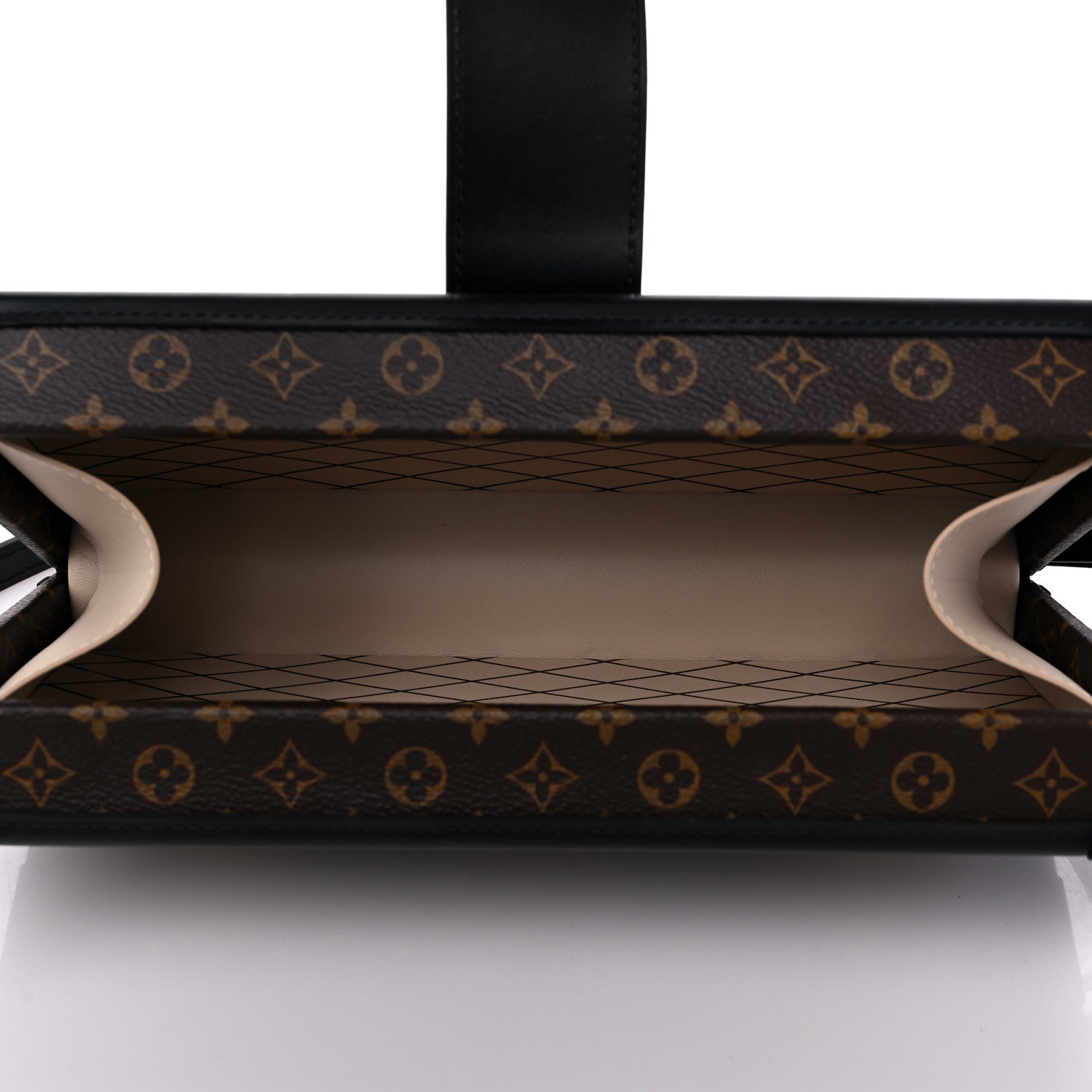 Louis Vuitton Monogram Petite Malle East West Black 5 of 8