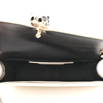 Bulgari Patent Serpenti Forever Small Shoulder Bag White 5 of 9