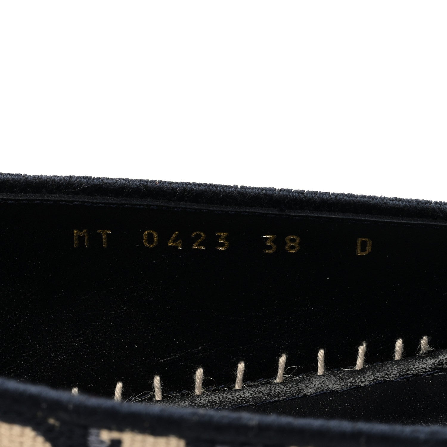 Christian Dior Oblique Embroidered Granville 15mm Espadrilles 38 Deep Blue 8 of 8