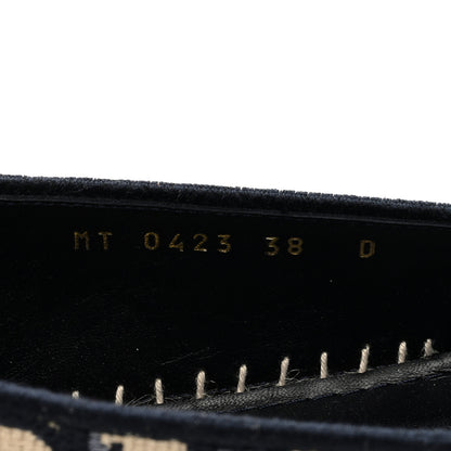 Christian Dior Oblique Embroidered Granville 15mm Espadrilles 38 Deep Blue 8 of 8