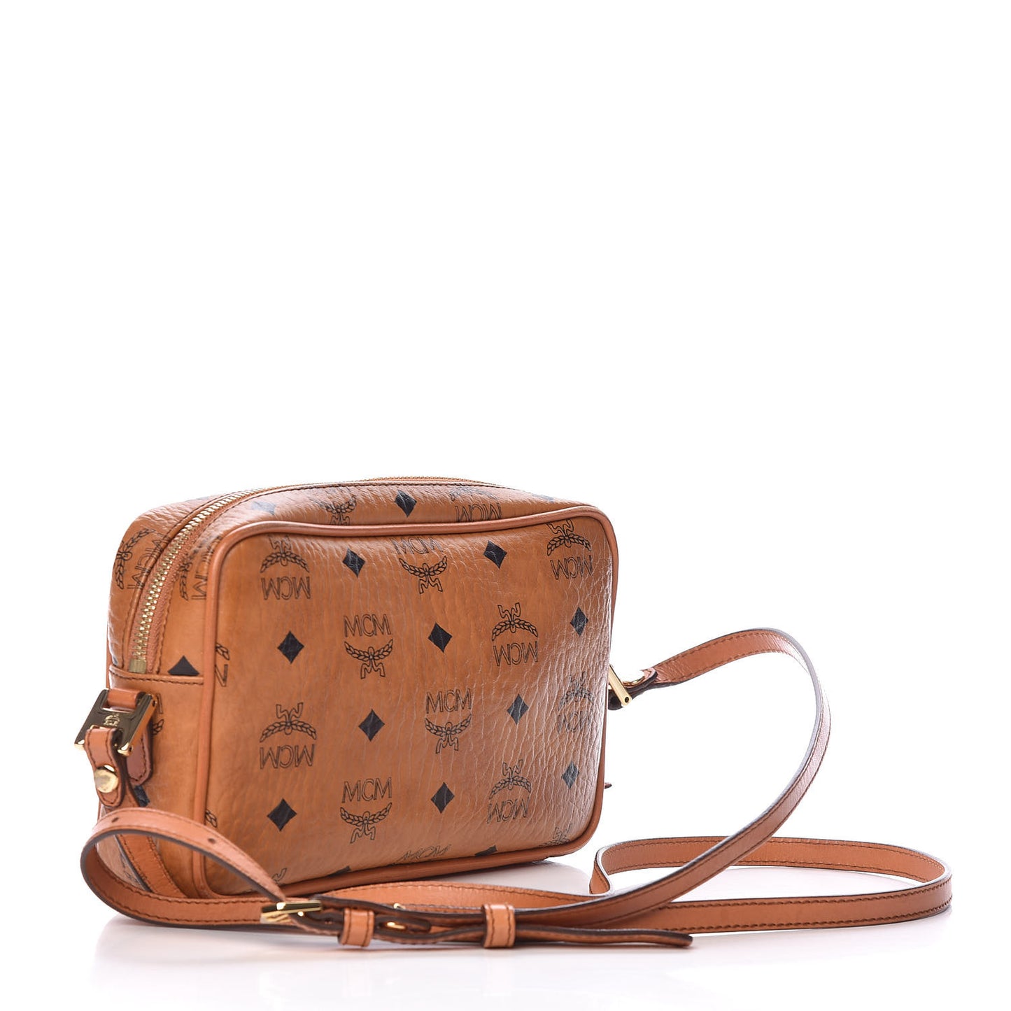 Visetos Heritage Crossbody Bag Cognac