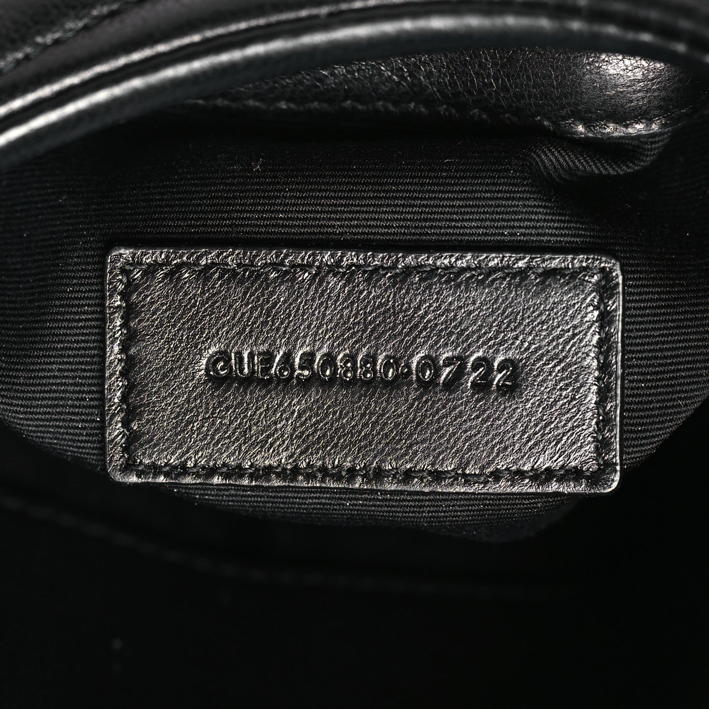 Lambskin Monogram Loulou Puffer Pouch Clutch Black