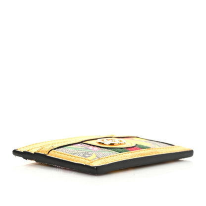 Gucci GG Supreme Monogram Flora Web Ophidia Card Holder Beige Multicolor Crop 4 of 6