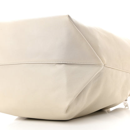 Saint Laurent Lambskin Teddy Drawstring Bag Crema Soft 11 of 13