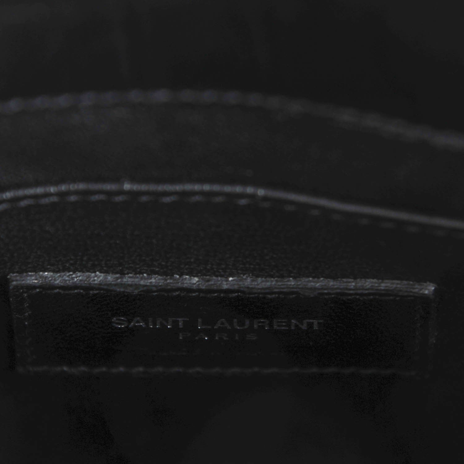 Saint Laurent Calfskin Crocodile Embossed Nano Sac De Jour Black 6 of 6