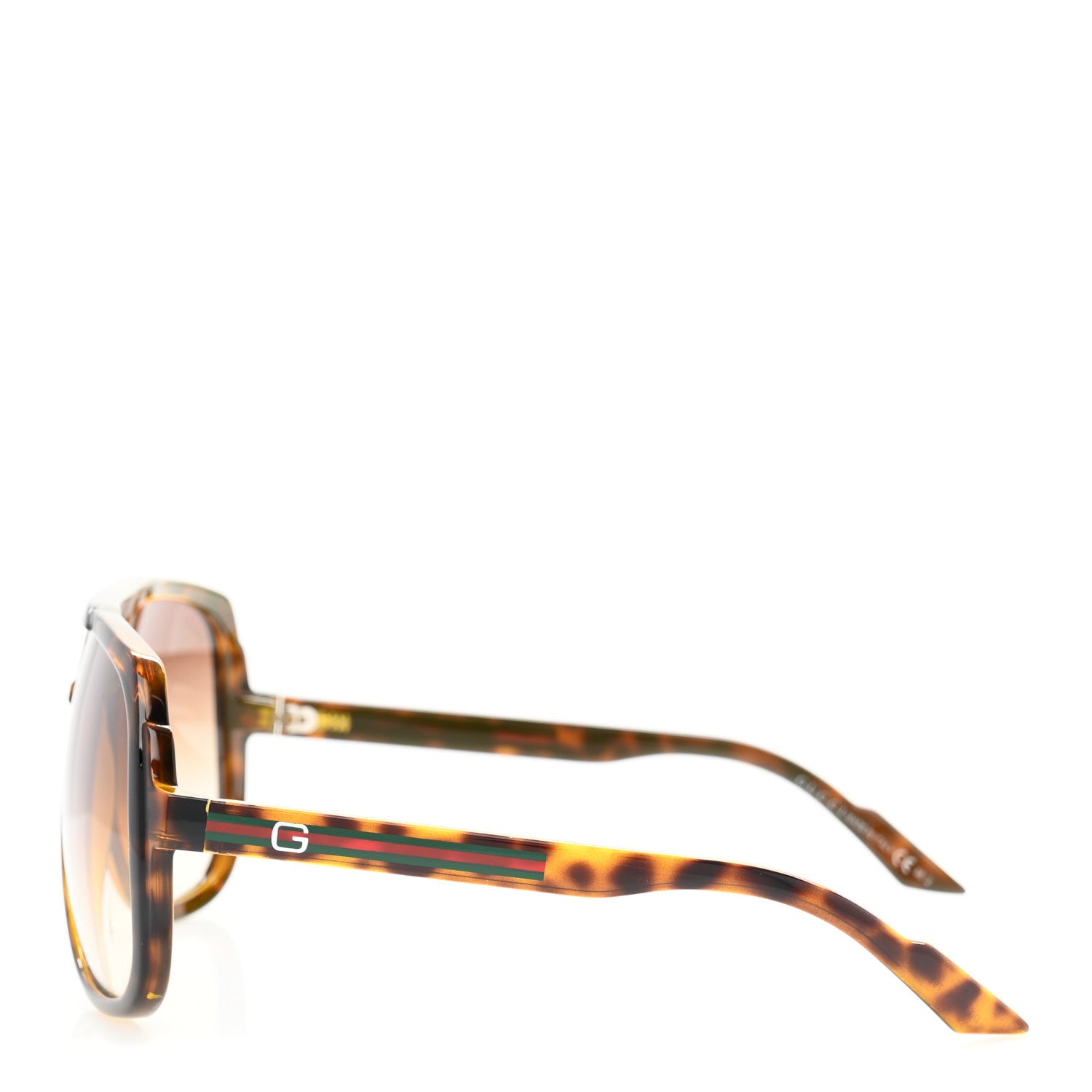 Gucci Acetate Aviator Sunglasses GG 1622/S Tortoise 1710278