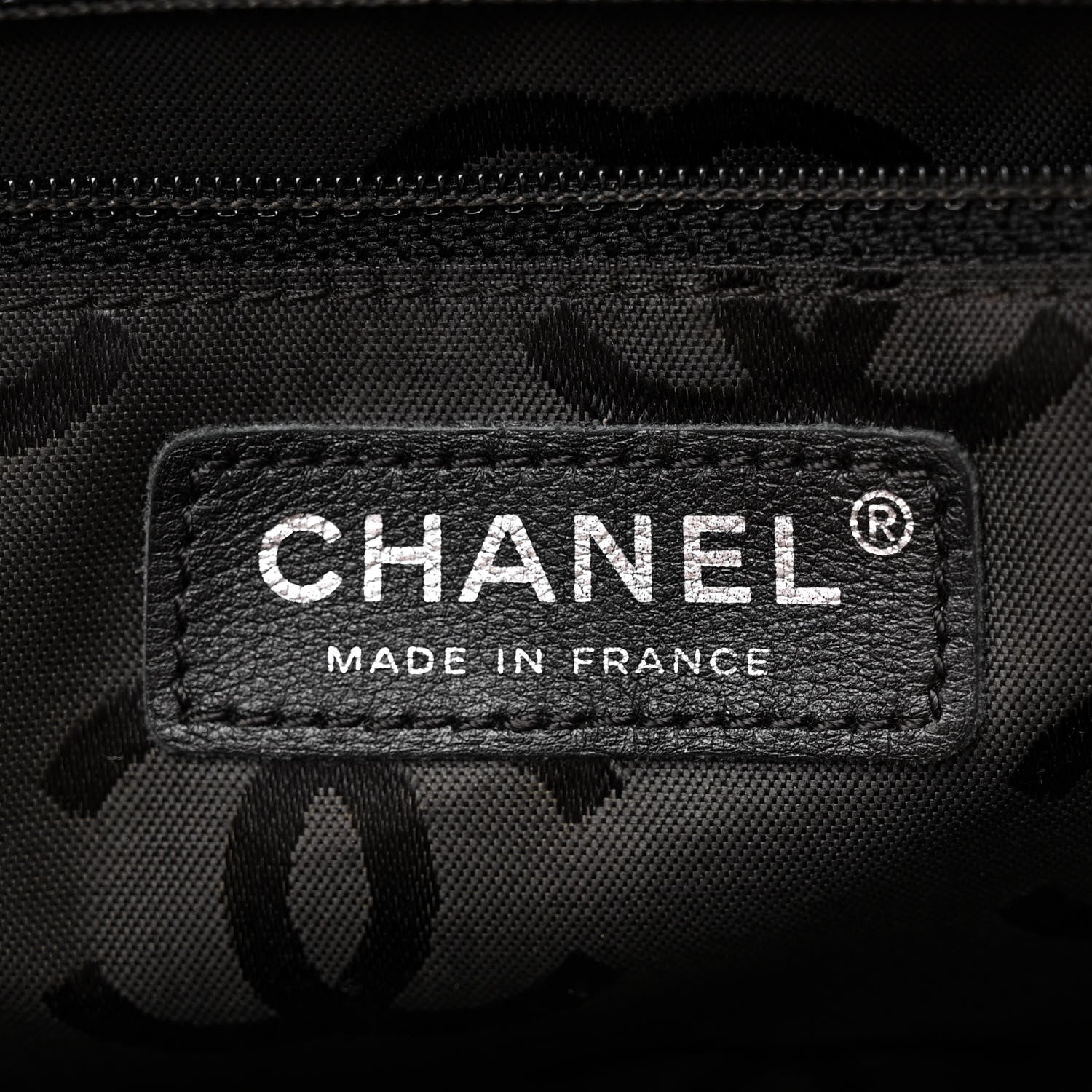 Chanel Calfskin Quilted Large Cambon Bowler Beige Black 6 of 10
