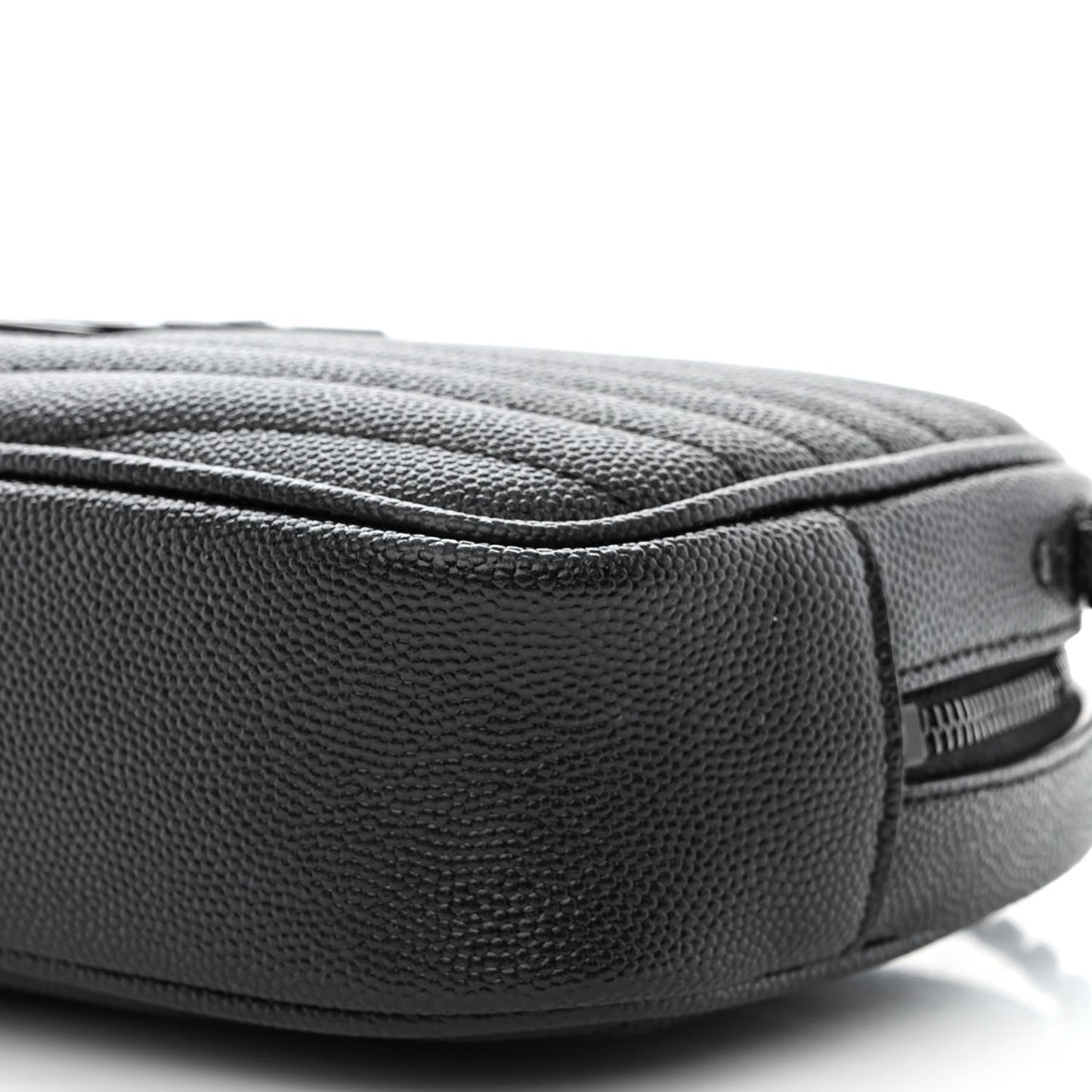 Grain De Poudre Matelasse Monogram Mini Lou Camera Bag Black