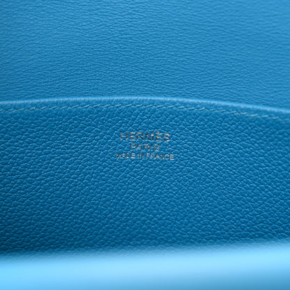 Hermes Evercolor Halzan 25 Bleu Frida 6 of 12