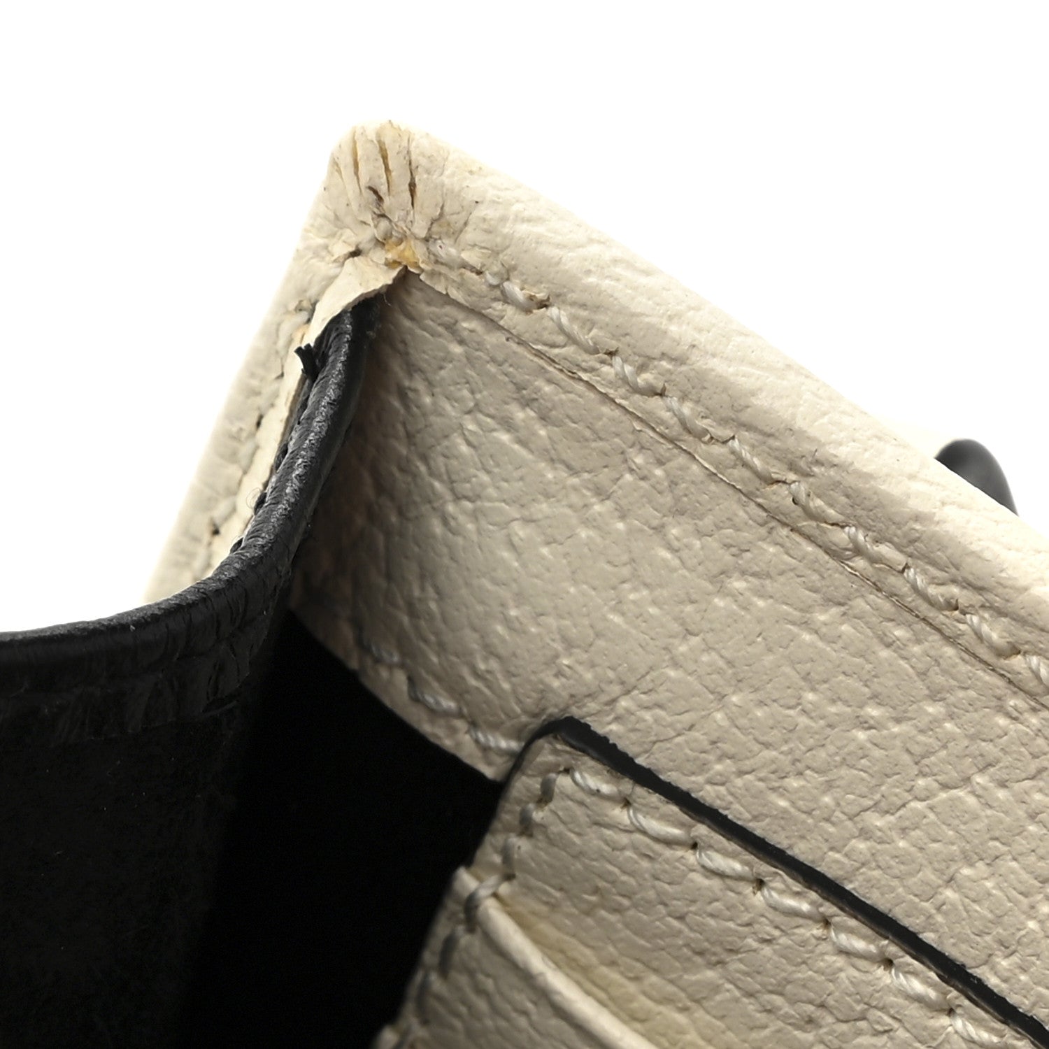 Gucci X ADIDAS Textured Dollar Calfskin Trefoil Embossed Phone Crossbody Bag Black Off White 12 of 13