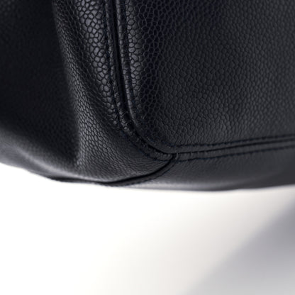 Chanel Caviar Shopping Tote Navy 16 of 18