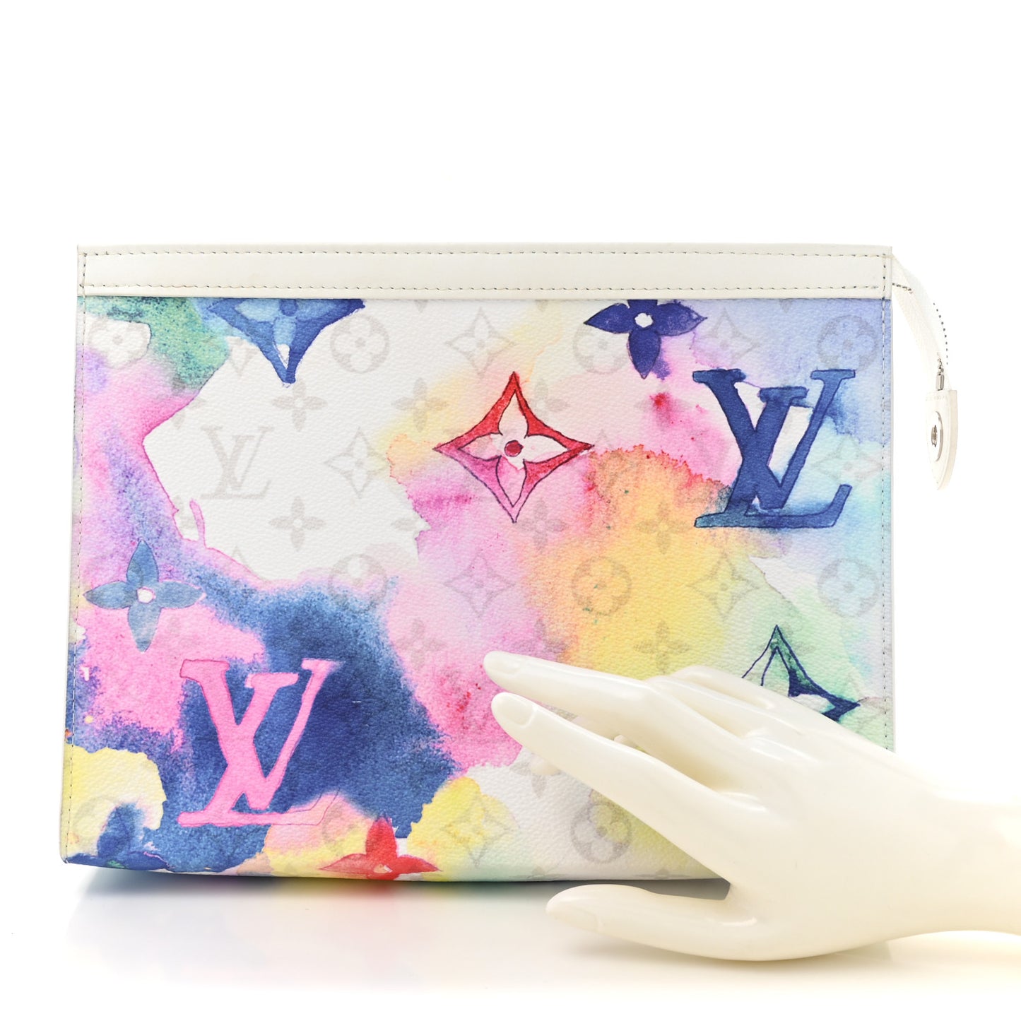 Monogram Watercolor Pochette Voyage MM Multicolor