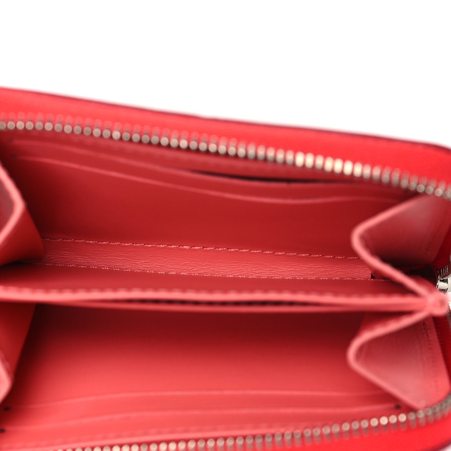 LOUIS VUITTON Vernis Rayures Zippy Coin Purse Poppy