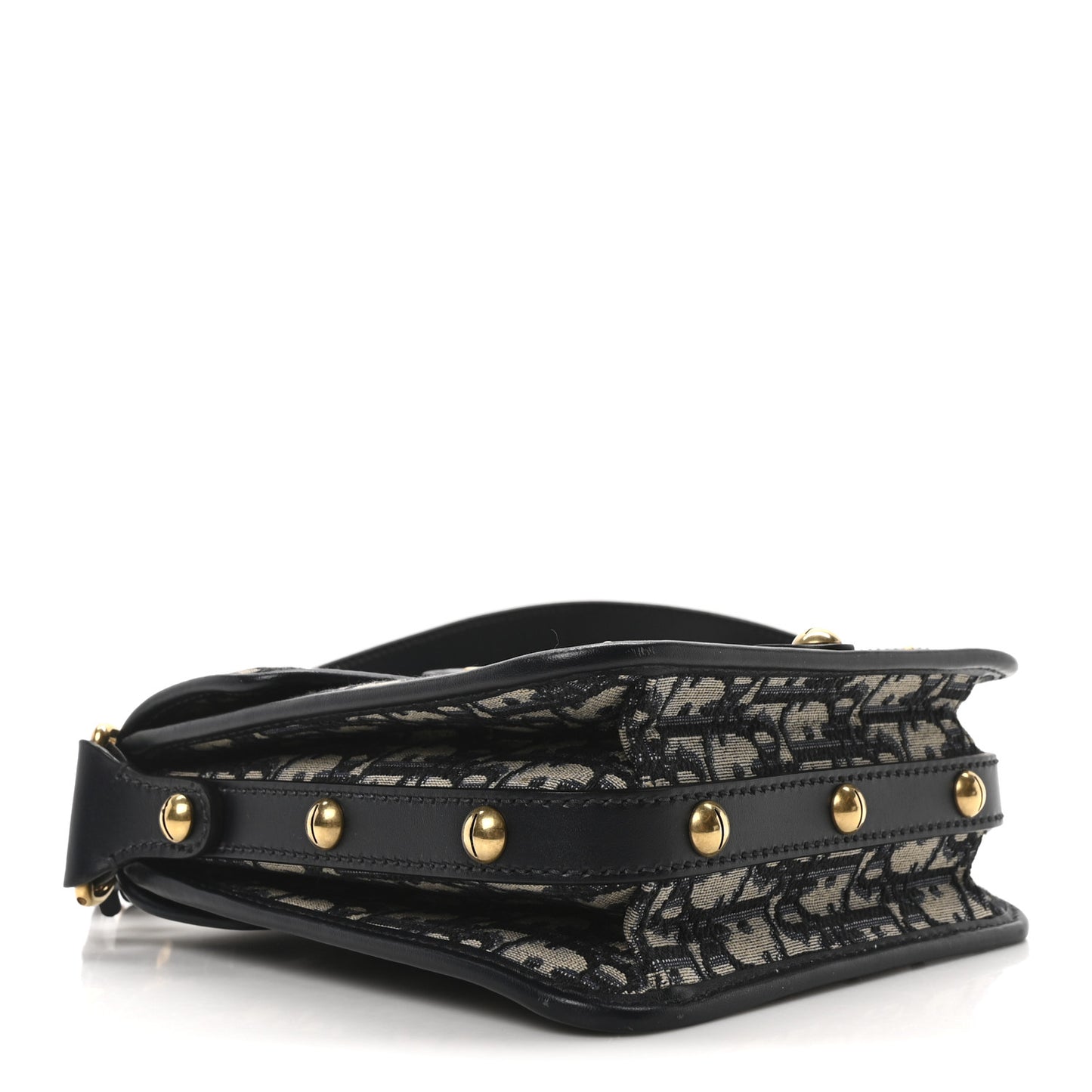 Oblique Square DiorAddict Flap Navy Blue