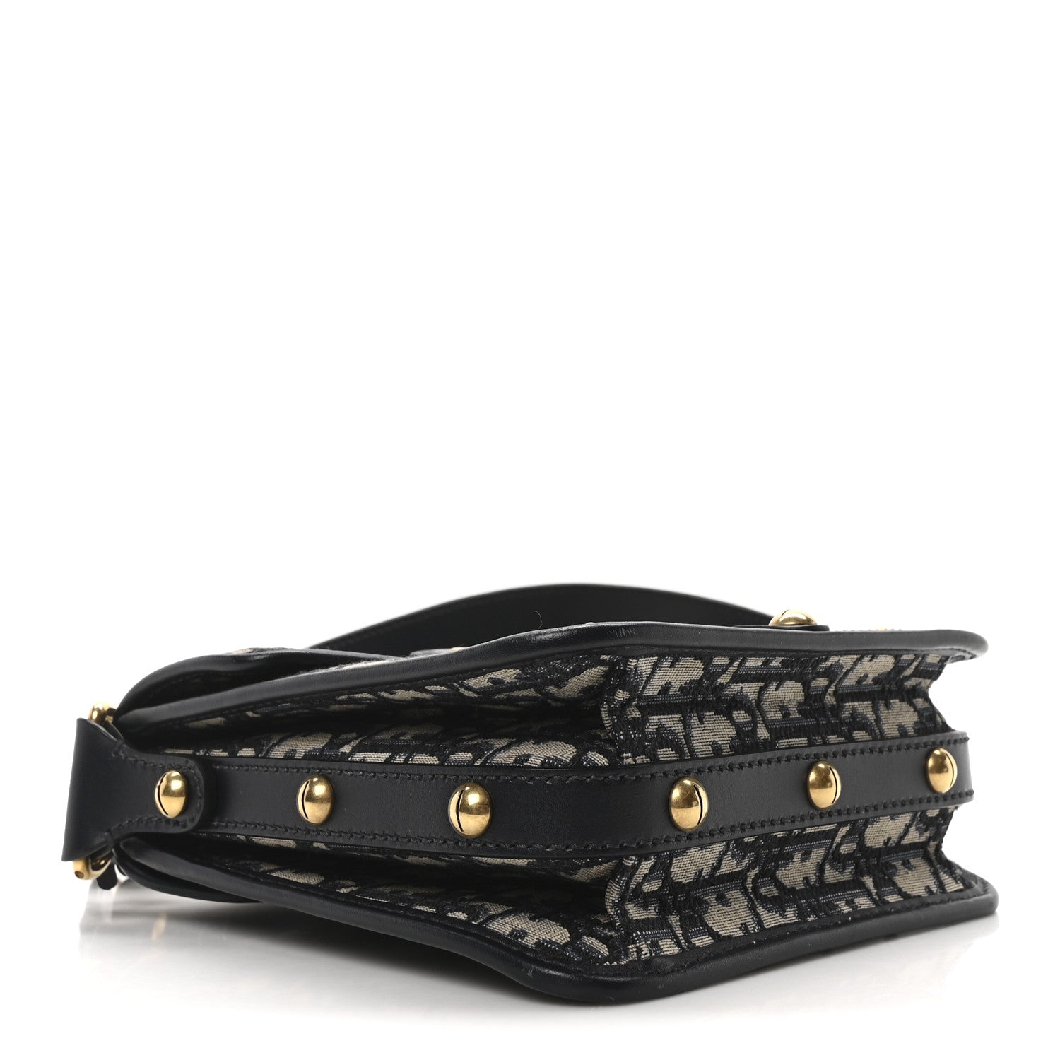 Christian Dior Oblique Square DiorAddict Flap Navy Blue 4 of 10