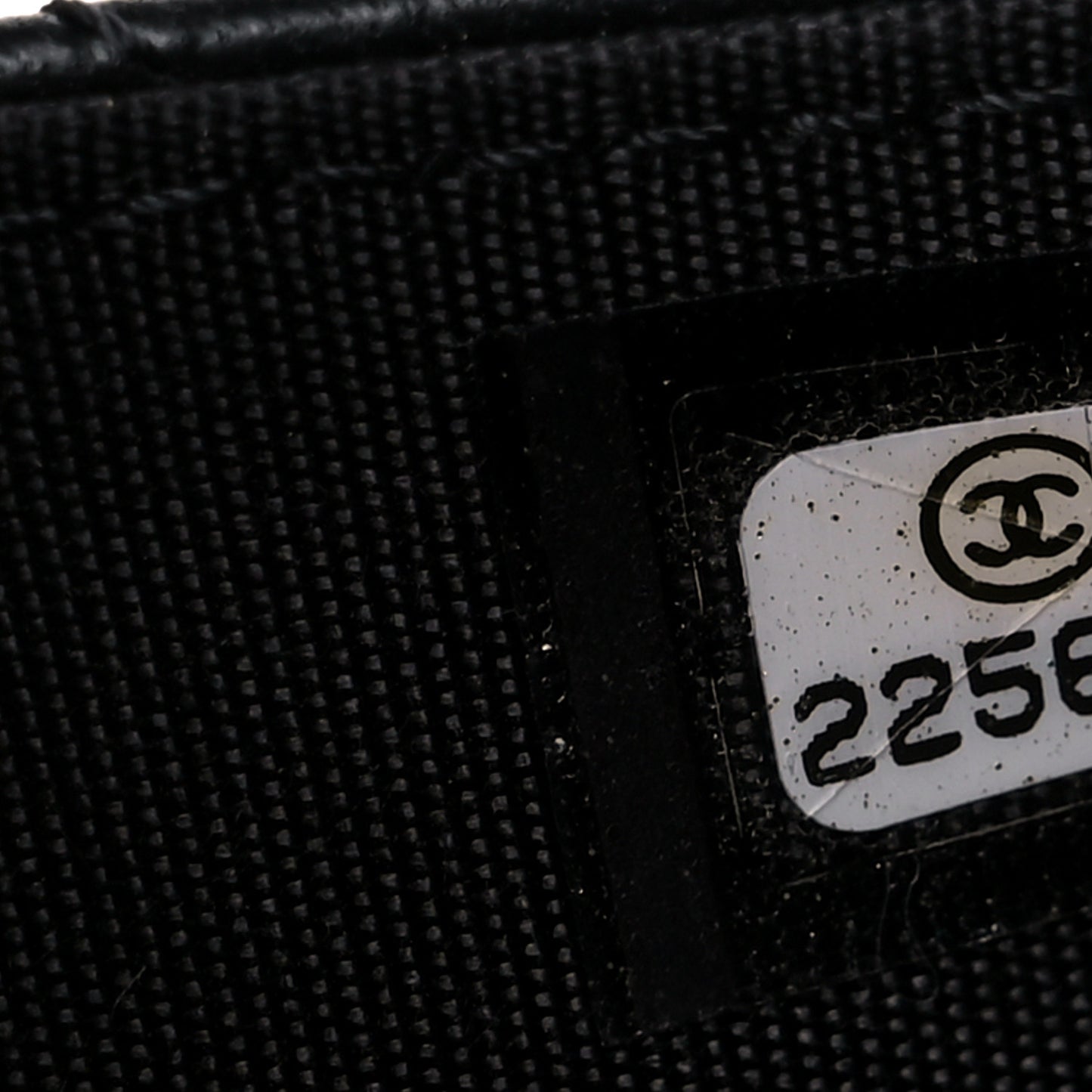 Lambskin Quilted Trendy CC Wallet On Chain WOC Black