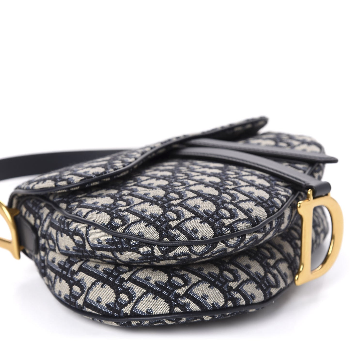 Oblique Saddle Bag Blue