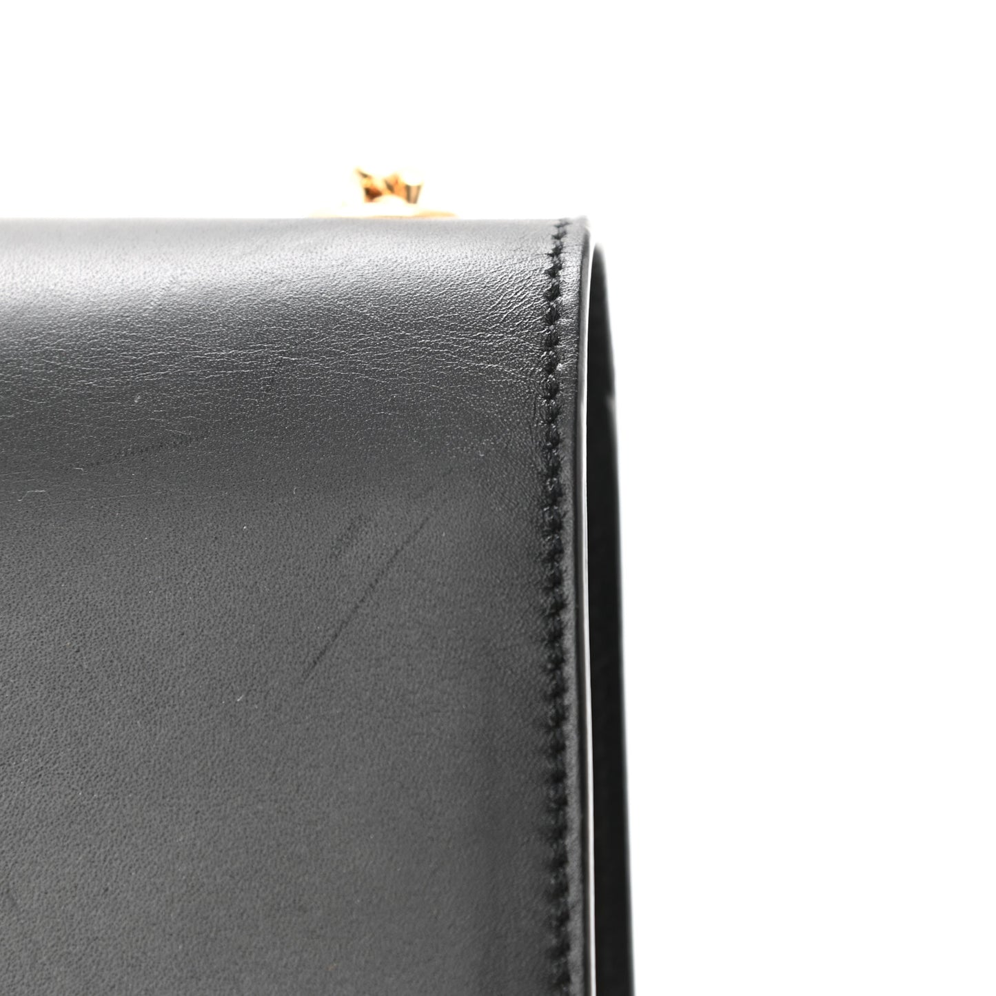 Smooth Calfskin Medium Classic Monogram Kate Tassel Satchel Black