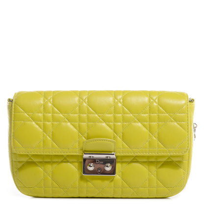 Christian Dior Lambskin Cannage Miss Dior Promenade Pouch Vert Acide 1 of 7