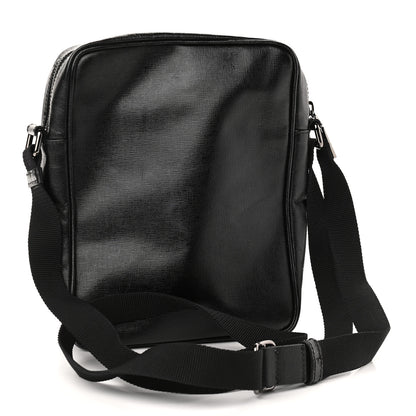 Versace Calfskin Messenger Bag Black 3 of 9