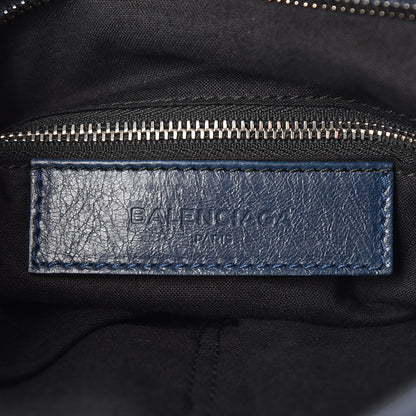 Balenciaga Agneau Classic Silver Hardware Velo Bleu Obscur 6 of 12
