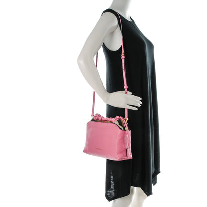 Burberry Derby Calfskin House Check Little Crush Mauve Pink 2 of 7