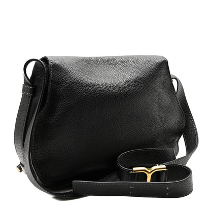 Chloe Calfskin Medium Marcie Round Crossbody Bag Black 3 of 10