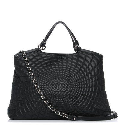 Chanel Iridescent Calfskin Large Sea Hit Tote Black 1 of 8