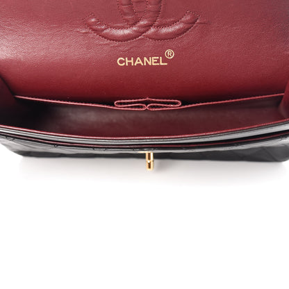 Chanel Lambskin Quilted Medium Double Flap Bag Black 5 of 12