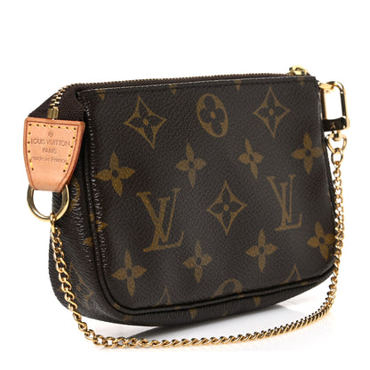 Louis Vuitton Monogram Complice Trunks and Bags Mini Pochette Accessories Beige 3 of 7