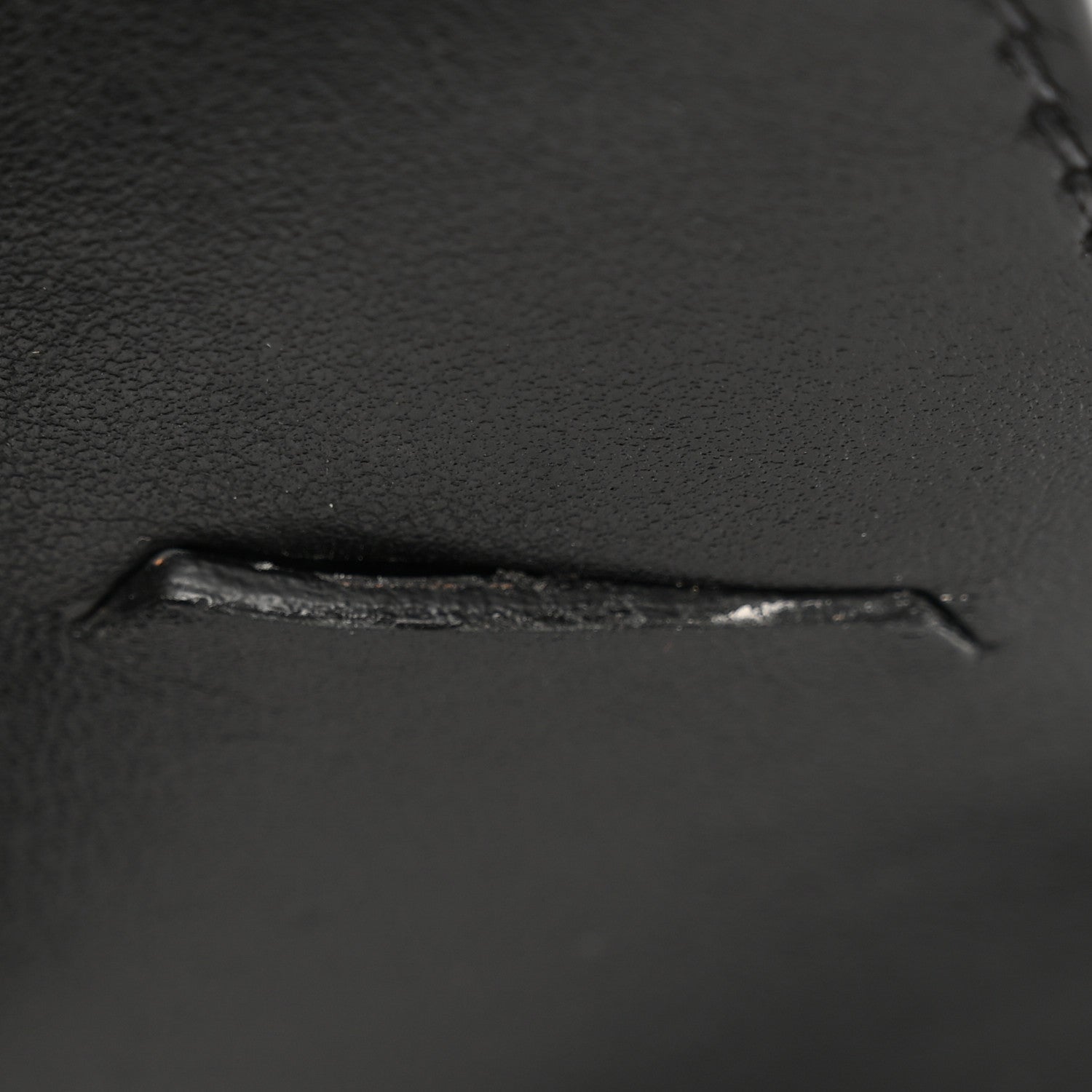 Miu Miu Soft Calfskin Top Handle Satchel Black 12 of 14