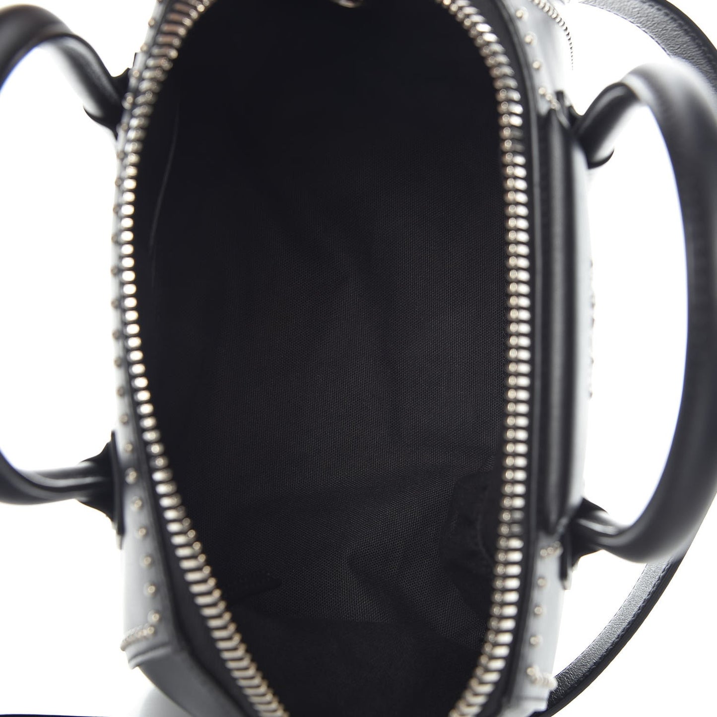 Calfskin Small Studded Antigona Black