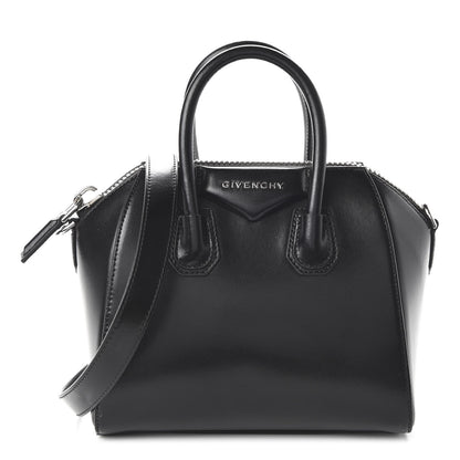 Givenchy Shiny Lord Calfskin Mini Antigona Black 1 of 10
