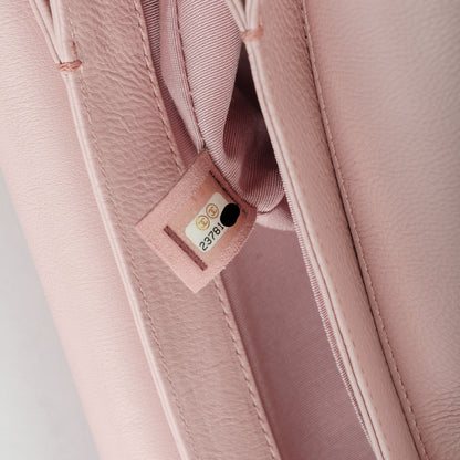 Chanel Calfskin Quilted CC Box Flap Light Pink 7 of 8