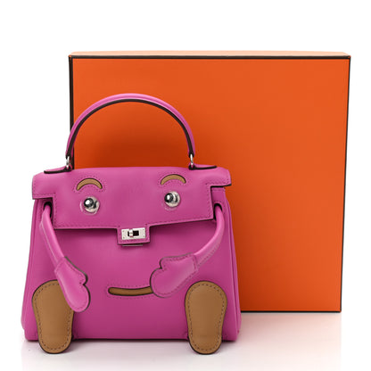 Hermes Swift Quelle Idole Kelly Doll Handbag Magnolia Biscuit 11 of 11