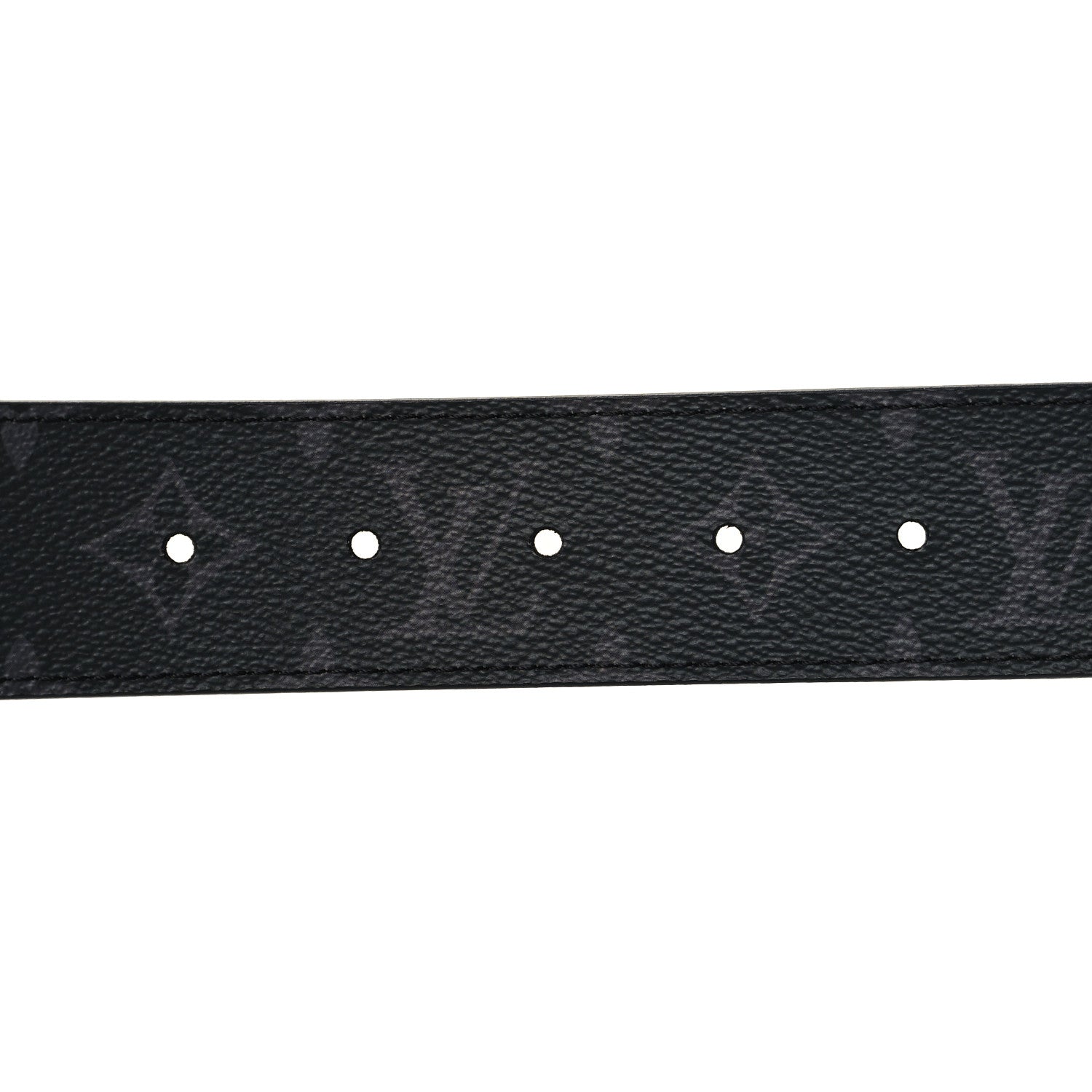 Louis Vuitton Monogram Eclipse Taigarama 40mm LV Initiales Reversible Belt 90 36 Black 3 of 5